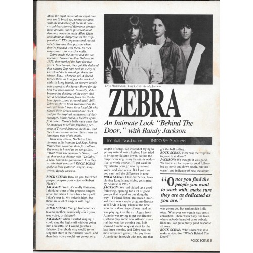 © The Door / Zebra